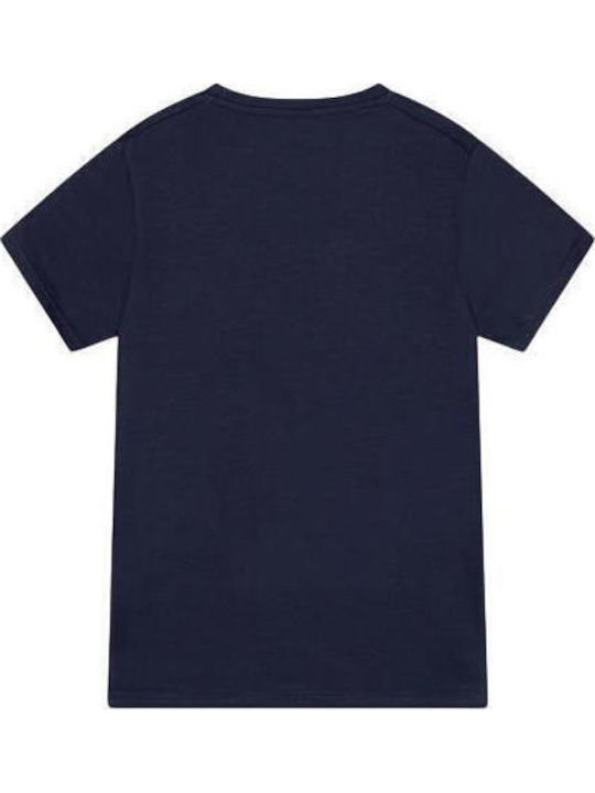 Παιδικό T-shirt Blue Animal Print Tigeria
