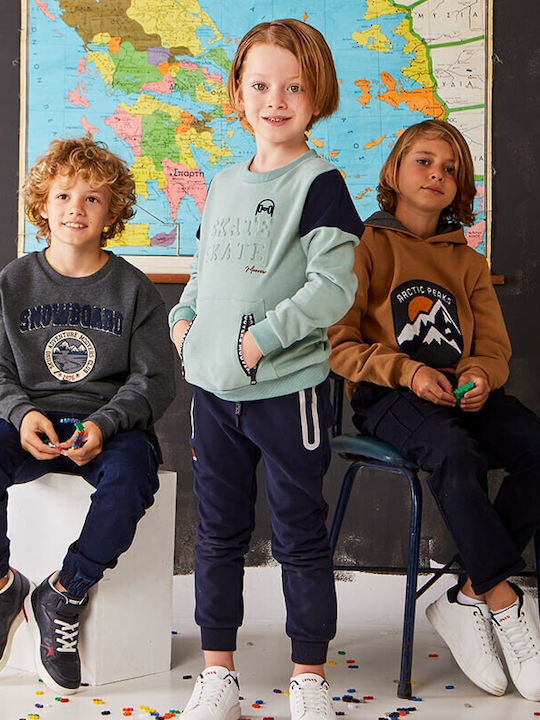 Kids Sweatshirt with Pockets Gray Moovers