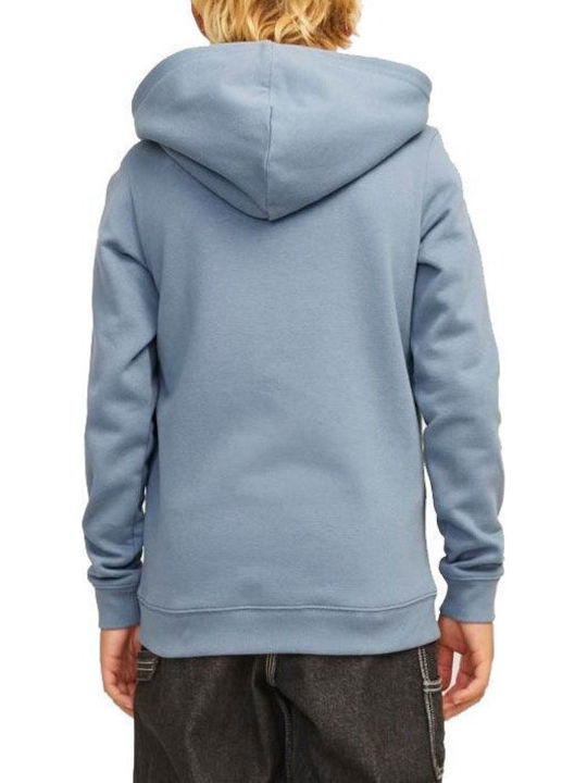 Kinder-Sweatshirt mit Kapuze und Taschen Blue