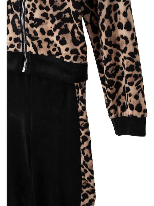 Детски Комплект Анцуг Leopard Кафяв 2 Бройки