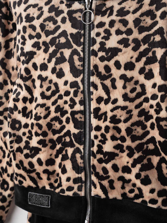 Детски Комплект Анцуг Leopard Кафяв 2 Бройки