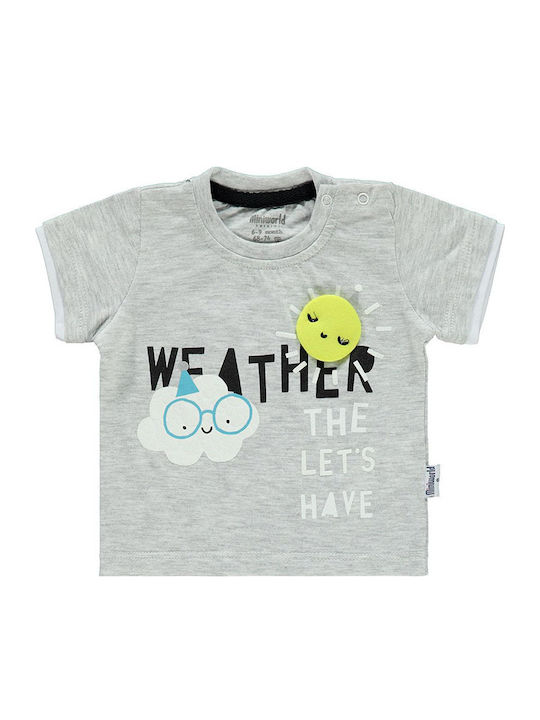 Kinder-Set mit Hose Winter 2Stück γκρι-λευκό