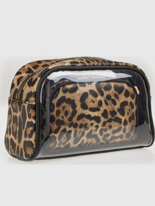 Verde Women's Toiletry Bag 07-0000384 Animal Print