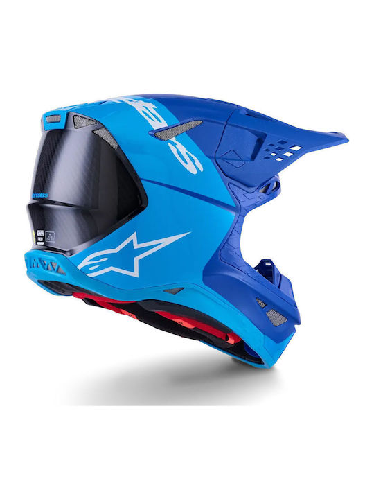 Alpinestars Supertech M10 Flood Motorcycle Helmet Motocross ECE 22.06