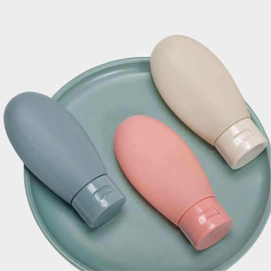 Σετ 3 Μπουκαλάκια Σιλικόνης Ταξιδίου 60ml My Choice 1018743 Πολύχρωμο