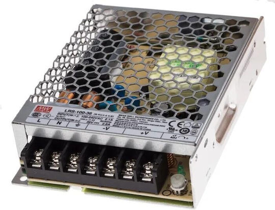 Mean Well LRS100-36 LED Power Supply 100W with Output Voltage 36V 2pcs