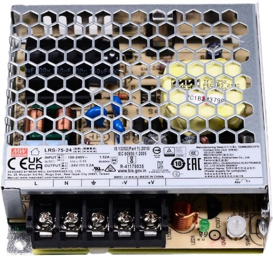 Mean Well LED Power Supply 70W with Output Voltage 5V 14A 2pcs