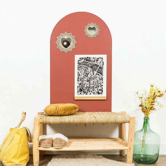 Magnetic Adhesive Board Colorful Arch-terracotta
