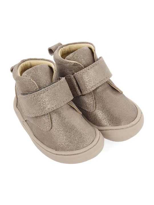 Leder Kinderstiefel Barfuß Graue