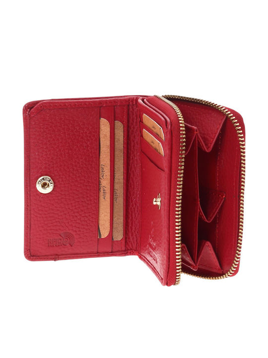 Lavor Portofel Dama Cu RFID Roșu 1-6165