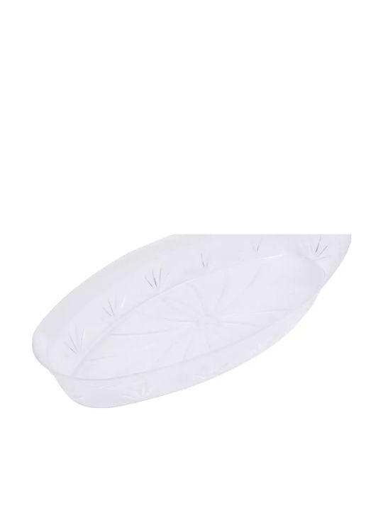 Plastic Oval Tavă de Servire 31x15.5x4cm 247770 1buc