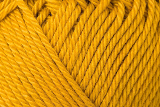 Fir De Tricotat Croșetat 100% Bumbac Grosime Fir Nr 2 Subțire Lungime 125 M Greutate 50g Catania Auriu 00249