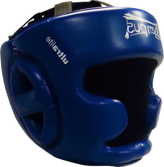 Olympus Sport Ultra Lite Adult Full Face Boxing Headgear Synthetic Leather Blue