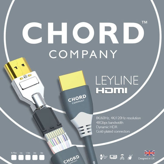 Chord Kabel HDMI-Stecker - HDMI-Stecker 2m Schwarz