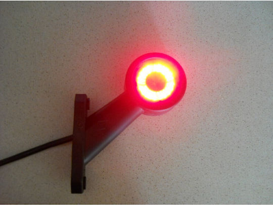 Led Short Side Position Light Red White 12v 24v Horn Type Left Horpol