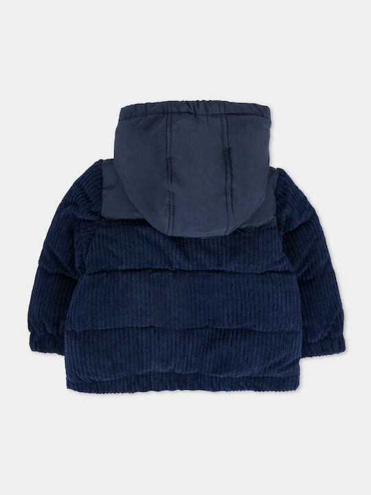 Kinder Freizeitjacke mit Futter & Kapuze Dark Blue