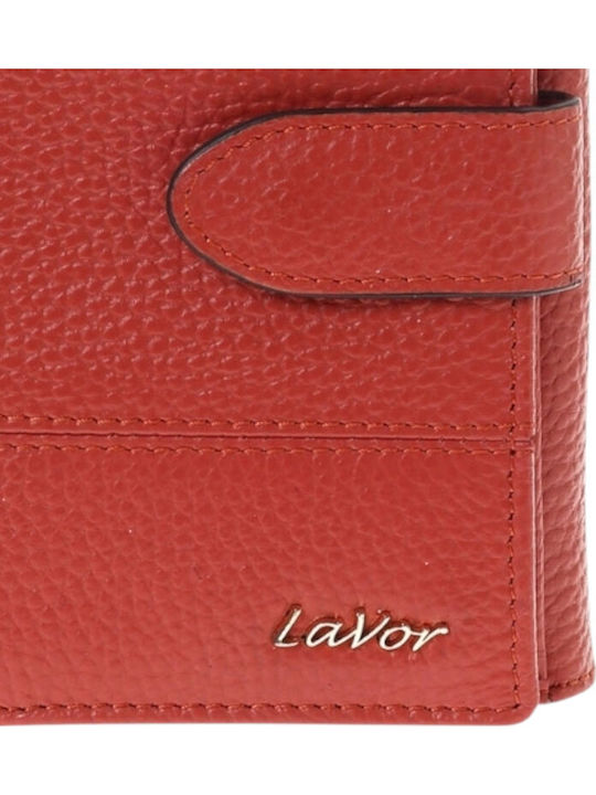 Large Leather Women's Wallet Classic with RFID Orange