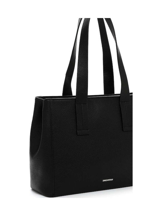 Γυναικεία Τσάντα Shopper Ώμου Μαύρη