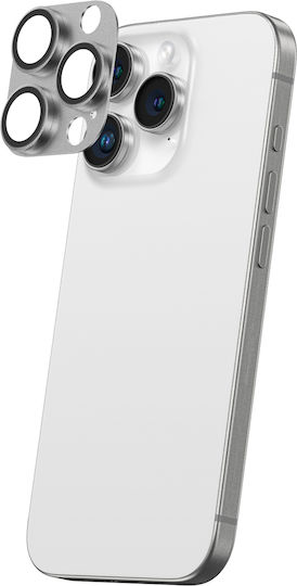 Amazingthing Aviation-Grade Alloy Tempered Glass Lens for iPhone 16 Pro / 16 Pro Max Camera Protectors Gray
