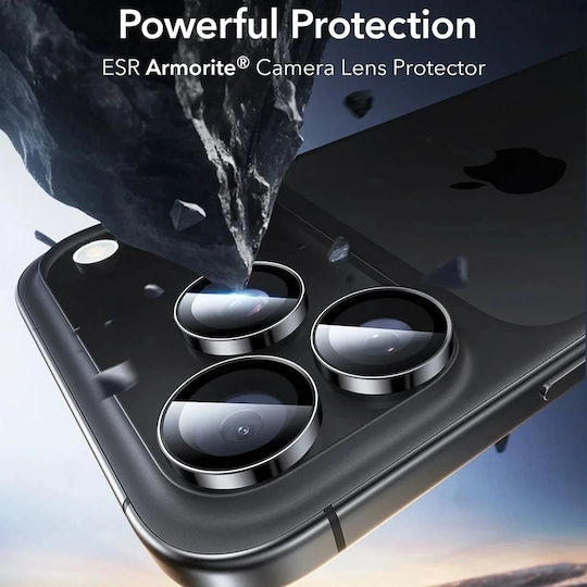 ESR Armorite Camera Protection Tempered Glass Black for the iPhone 16 Pro, iPhone 16 Pro Max