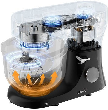 Ruhhy Stand Mixer 2000W with Stainless Mixing Bowl 6.2lt