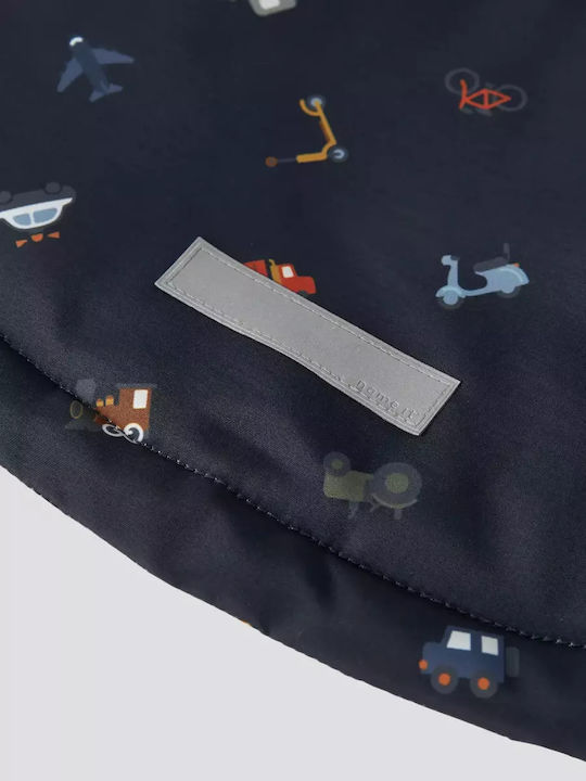 Kids' Casual Jacket Short with Hood Dark Sapphire