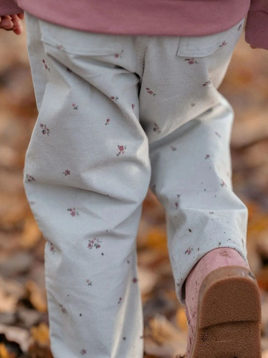 Kids Corduroy Trousers Fairy Green