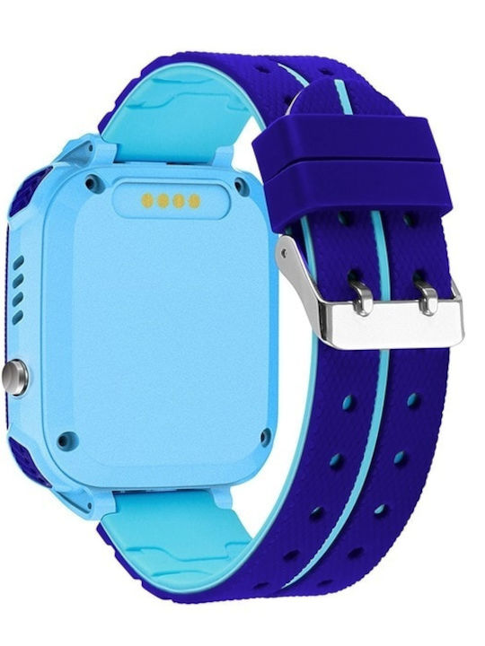 Smartwatch Pentru Copii 2G Cu GPS Și Cameră Albastră