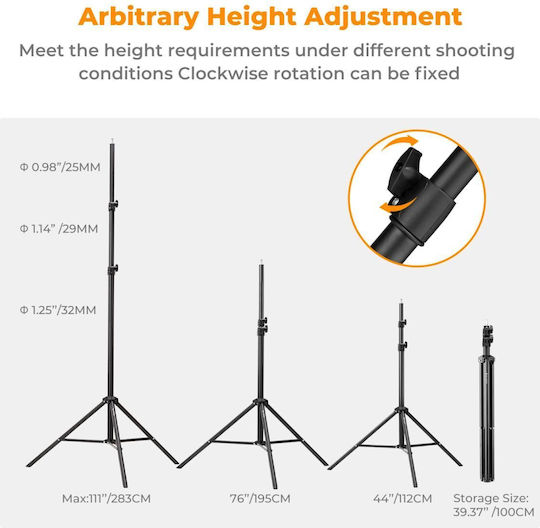 K&F Concept Lighting Tripod for Studio