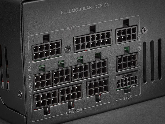 Tacens 850W Μαύρο Τροφοδοτικό Υπολογιστή Full Modular 80 Plus Gold