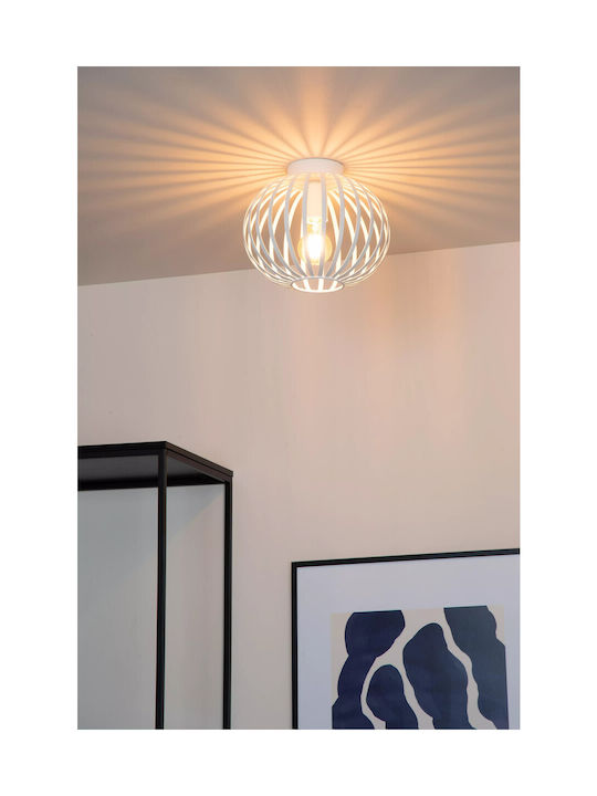 Lucide Lightning Light fixture Ceiling Mount Light 25cm White