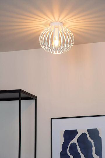 Lucide Lightning Light fixture Ceiling Mount Light 25cm White