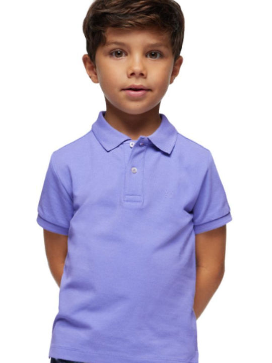 Kinderpolo Kurzarm LILA