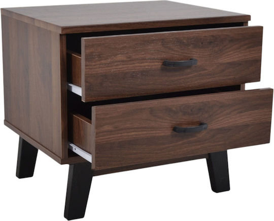 Wooden Brown Bedside Table 48x38x44cm