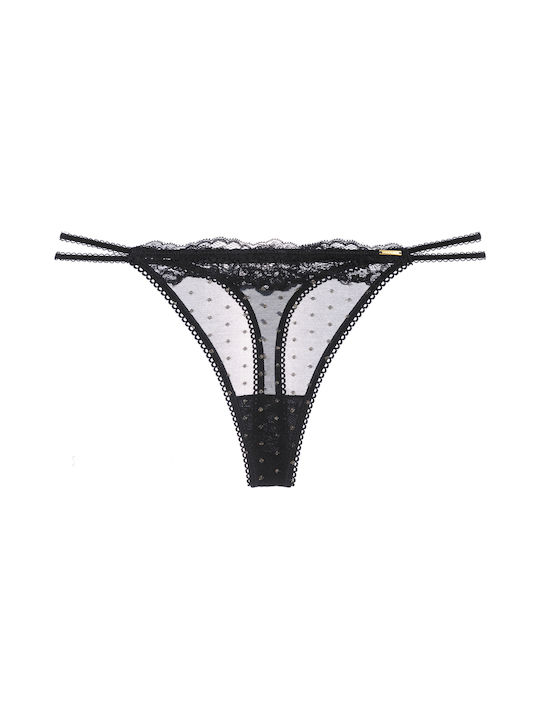 Γυναικείο String Μαύρο