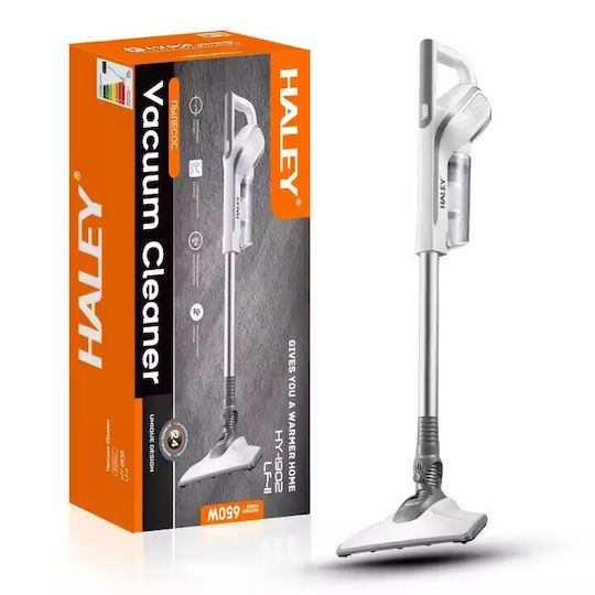 Haley HY-1902 Ηλεκτρική Σκούπα Stick 650W Λευκή