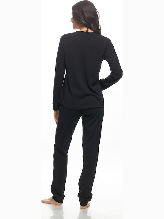 Galaxy Set Pijamale pentru Femei Black