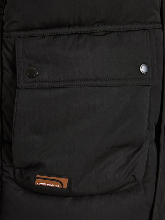 Sleeveless Jacket Puffer Black