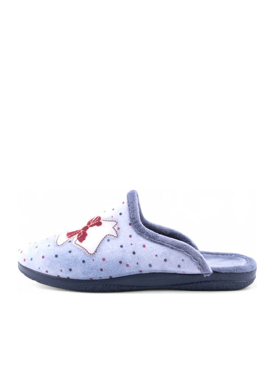 Winter Women's Slippers Light Blue