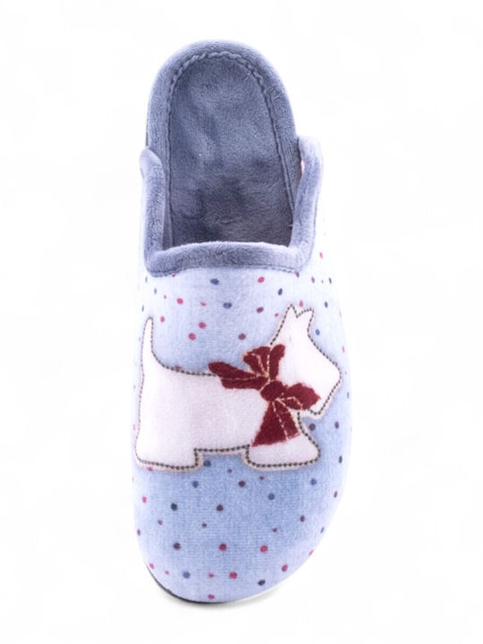 Winter Women's Slippers Light Blue