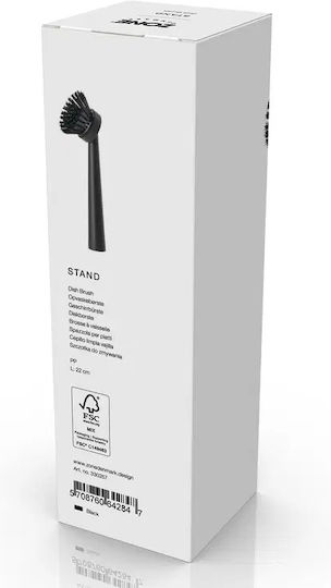 Zone Denmark Household Cleaning Brush for Plates 22 cm Stand Black