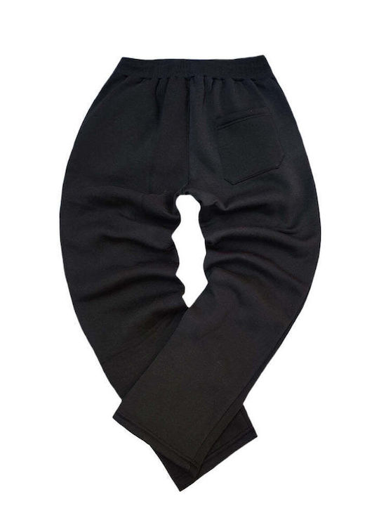 Sweatpants with Elastic Black