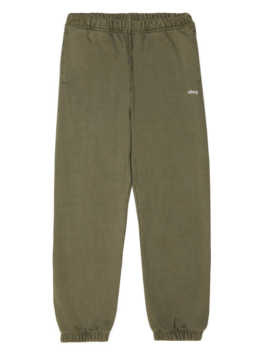 Lowercase Pigment Sweatpants Without Elastic Olive