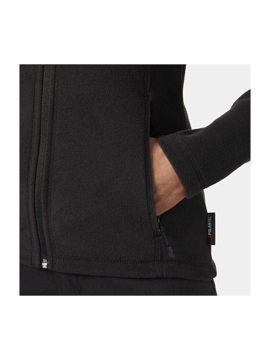 Daybreaker Fleece Women's Cardigan with Zipper Black