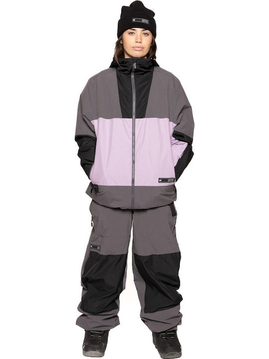 L1 I-007654-1613 Ανδρικό Μπουφάν για Σκι & Snowboard Πολύχρωμο