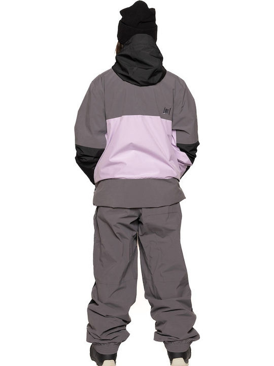 L1 I-007654-1613 Ανδρικό Μπουφάν για Σκι & Snowboard Πολύχρωμο