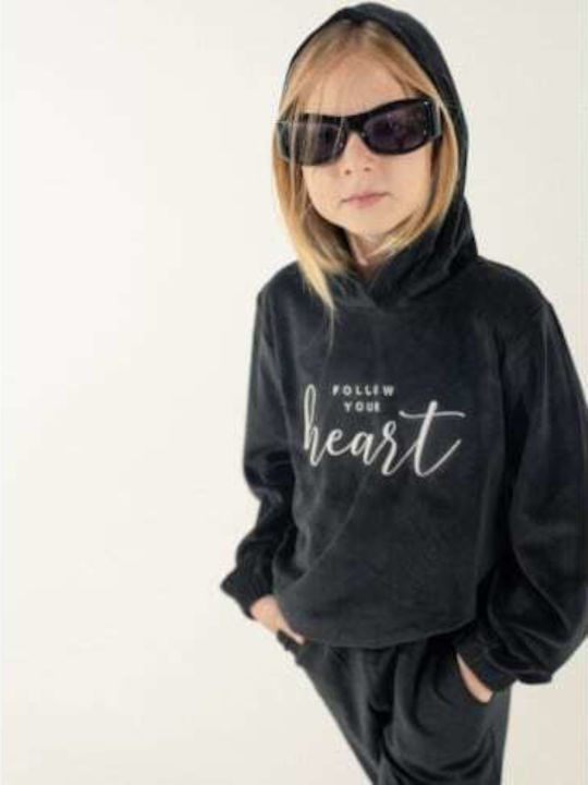 Kids Sweatpants Set Black 2pcs