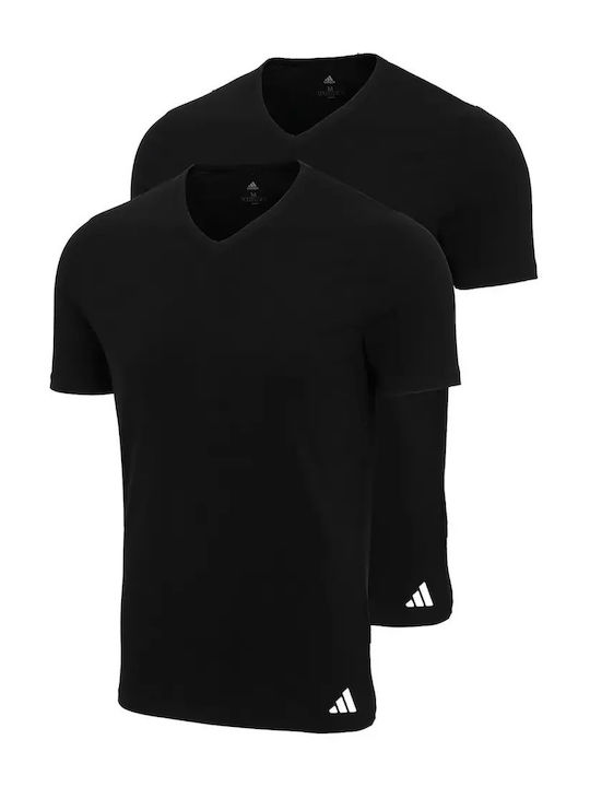 Herren Unterhemden in Schwarz Farbe 2Packung