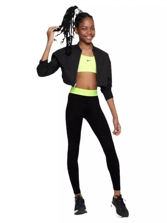 Kids Legging Sports Long Dri-Fit Black Pro
