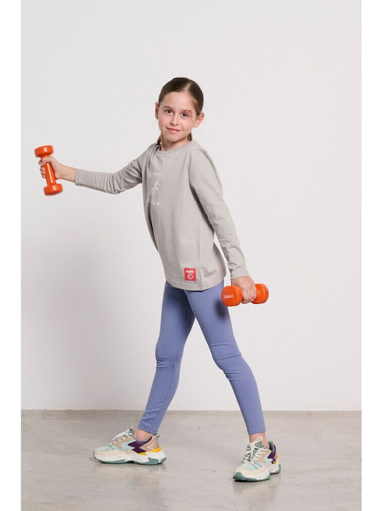 Kids Legging Sports Long Blueberry
